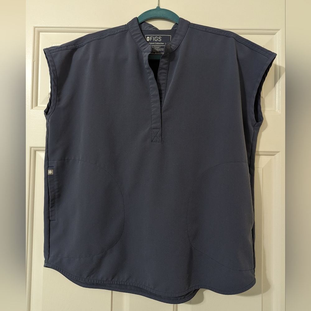 FIGS Space Navy Rafaela Scrub Top